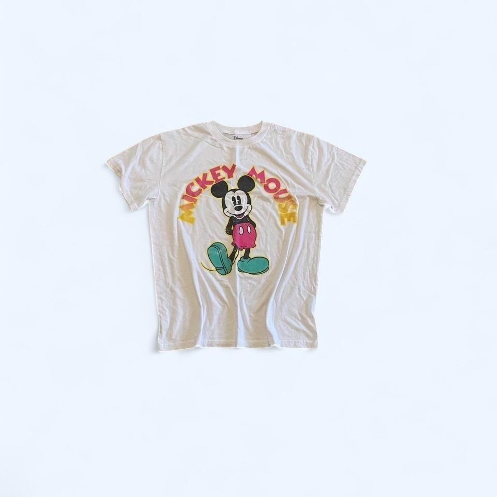 Mickey Mouse print white tee‎ size L by Disney